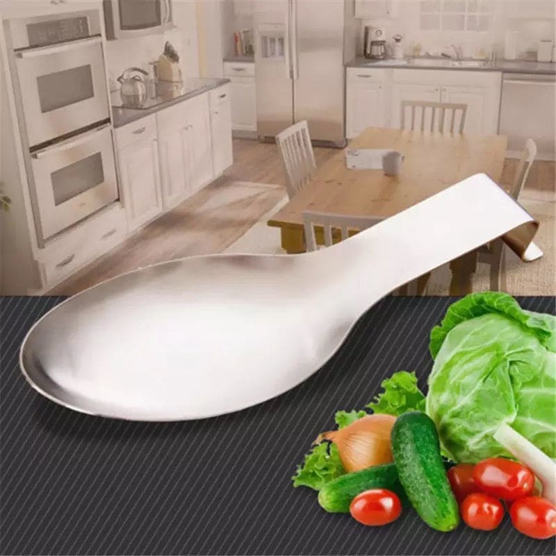 Fish Shape Stainless Steel Spoon Rest Food Clip, Hot Pot Spoon Tray, Hotel Restaurant Kitchen Utensil Holder Shelf Tray Fish Shape Stainless Steel Spoon Rest Food Clip, Hot Pot Spoon Tray, Hotel Restaurant Kitchen Utensil Holder Shelf Tray